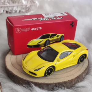 Official Bburago 488 GTB - 1 : 64 Diecast Scale Model