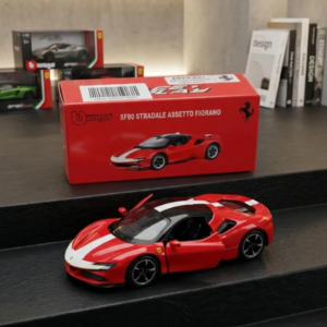 Official Bburago SF90 Stradale Assetto Fiorano - 1 : 64 Diecast Scale Model