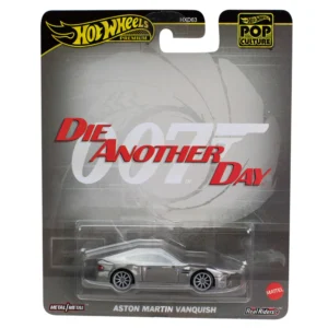 Hotwheels Aston Martin Vanquish 007 Die Another Day James Bond Imported Premium 1:64 Scale HXD63