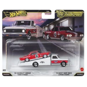 HotWheels Premium Car Culture Team Transport 66 Chevrolet Corvair Yenko Stinger Imported 1:64 Scale